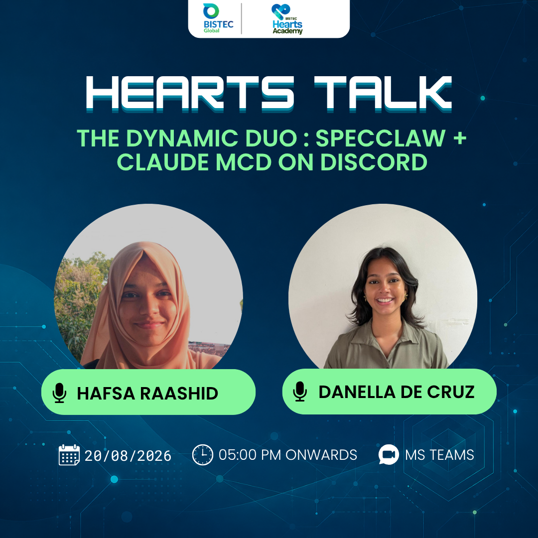 The Dynamic Duo: SpecClaw + Claude MCD on Discord: Hearts Talk with Hafsa Raashid & Danella De Cruz